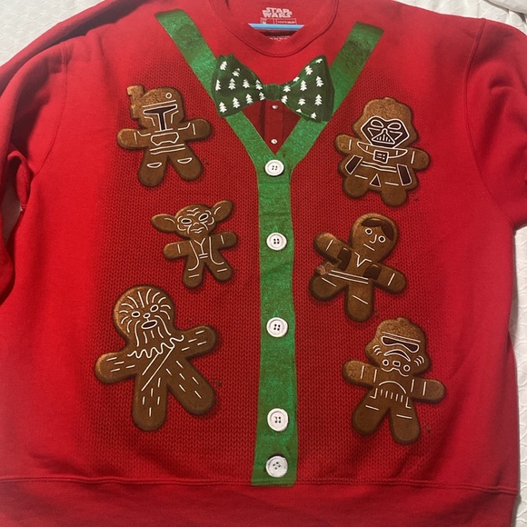 Starwars  Christmas Cookies sweater - Picture 2 of 6